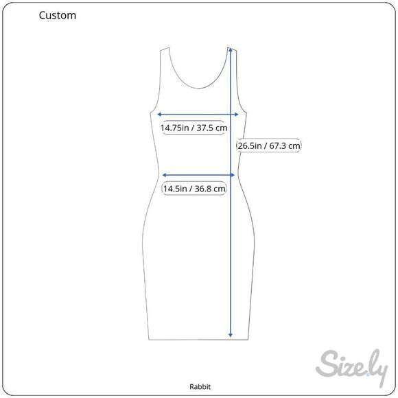 Girl's Easter Dress, Rabbit Design, Pockets, Purple Buttons, Spring, Handmade, S - Picture 6 of 6